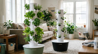 VertiHerbe Vertical Garden Tower – Hydroponic Growing System