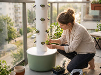 VertiHerbe Vertical Garden Tower – Hydroponic Growing System