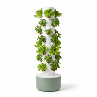 VertiHerbe vertical growing tower, sage green reservoir